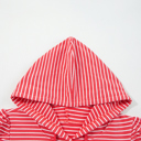  Hallie Puff Sleeve Stripe Hoodie