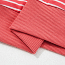  Hallie Puff Sleeve Stripe Hoodie