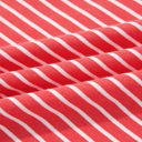  Hallie Puff Sleeve Stripe Hoodie