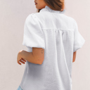  Hallie Short Bubble Sleeve Shirt