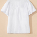  Hallie Short Bubble Sleeve Shirt