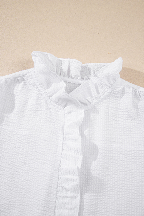 Hallie Short Bubble Sleeve Shirt