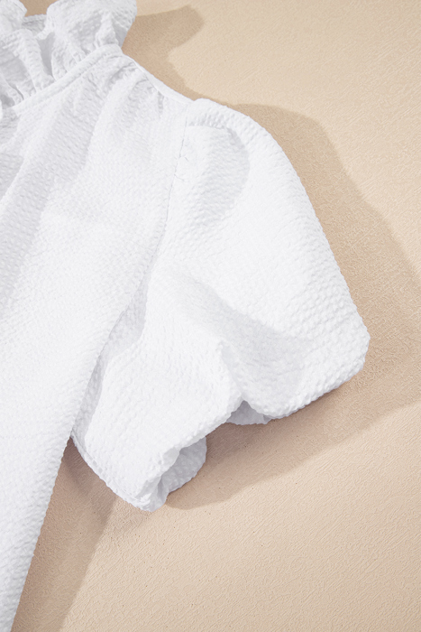 Hallie Short Bubble Sleeve Shirt