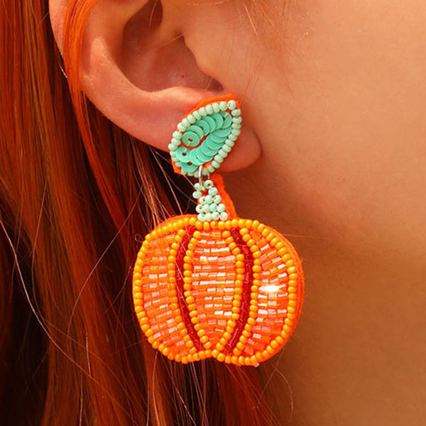 Halloween Pumpkin Earrings