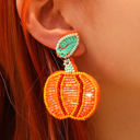  Halloween Pumpkin Earrings