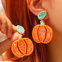  Halloween Pumpkin Earrings