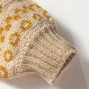  Hana Pattern Knitted Cardigan Sweater