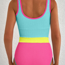  Hanna Patchwork One Piece Swimsuit