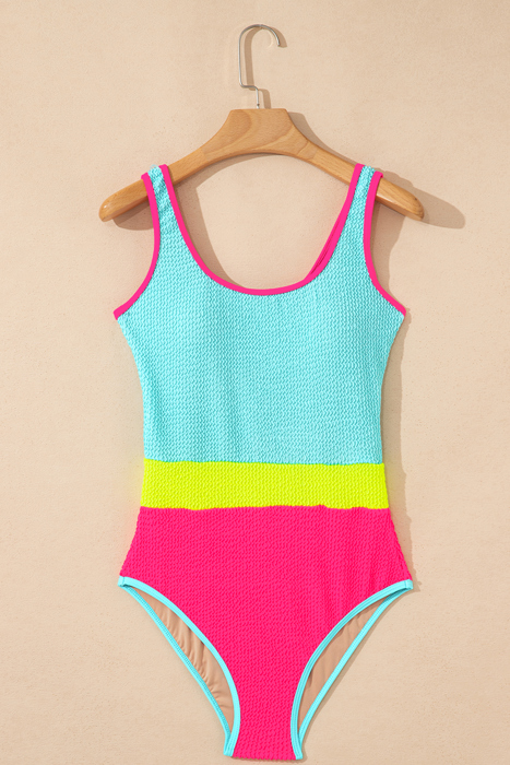 Hanna Patchwork One Piece Swimsuit