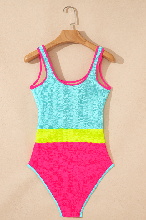Hanna Patchwork One Piece Swimsuit