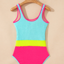  Hanna Patchwork One Piece Swimsuit