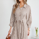  Hanna Sleeve Down Mini Shirt