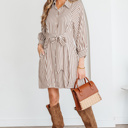  Hanna Sleeve Down Mini Shirt