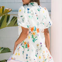  Harlee Floral Short Puff Sleeve Dress