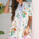  Harlee Floral Short Puff Sleeve Dress
