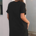  Harlee Nashville Guitar Crew Neck T Shirt Dress