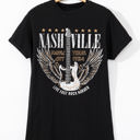  Harlee Nashville Guitar Crew Neck T Shirt Dress
