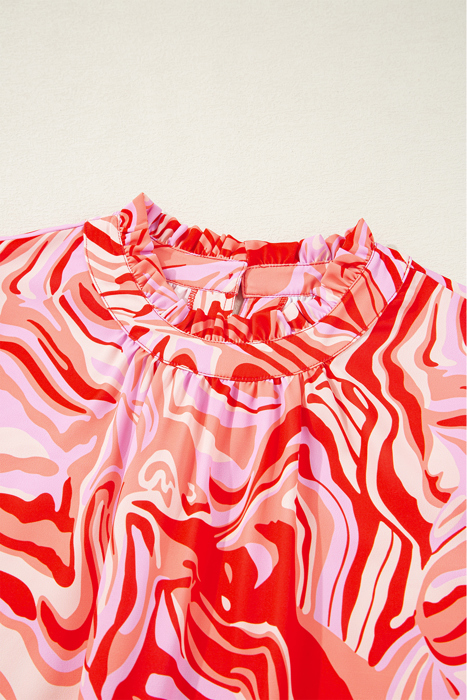 Harley Short Sleeve Mock Blouse