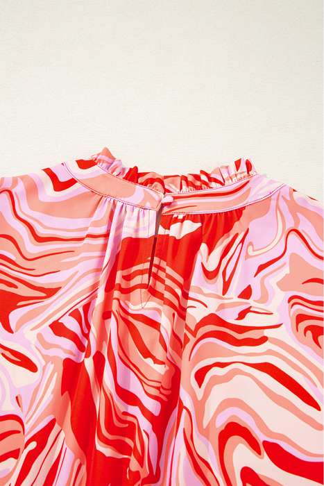 Harley Short Sleeve Mock Blouse