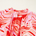  Harley Short Sleeve Mock Blouse