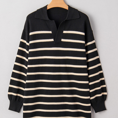Harper Collar Puff Sleeve Sweater