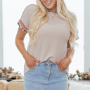  Harper Corded Knit T Shirt