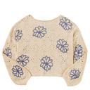  Harper Eyelet Drop Shoulder Sweater