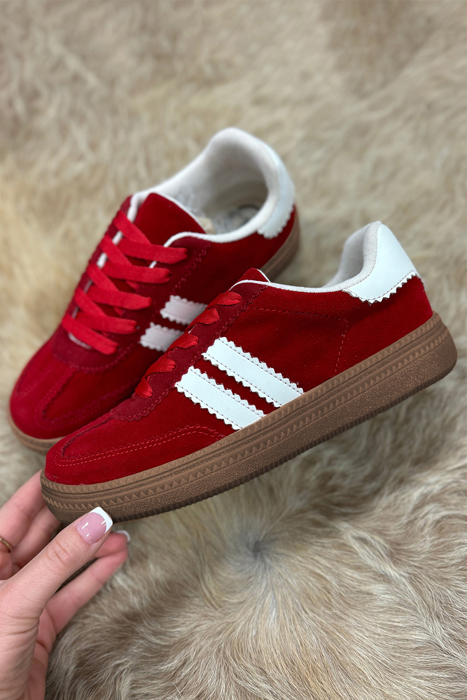 Harper Lace Up Flat Shoes