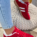  Harper Lace Up Flat Shoes