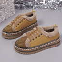  Harper Lace Up Flat Shoes