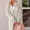  Harper Long Open Front Cardigan