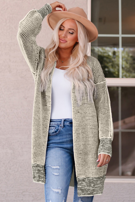 Harper Long Open Front Cardigan