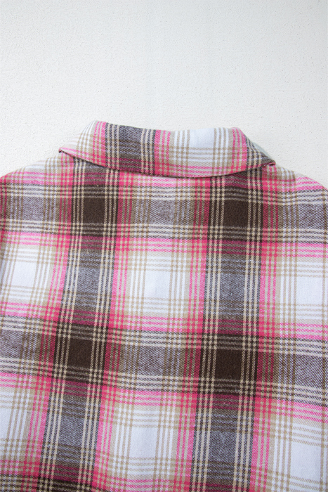 Harper Plaid Flap Up Shacket