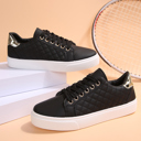  Harper Quilted Lace Up Sneakers