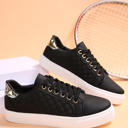  Harper Quilted Lace Up Sneakers