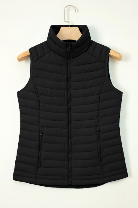 Harper Quilted Zipped Puffer Vest