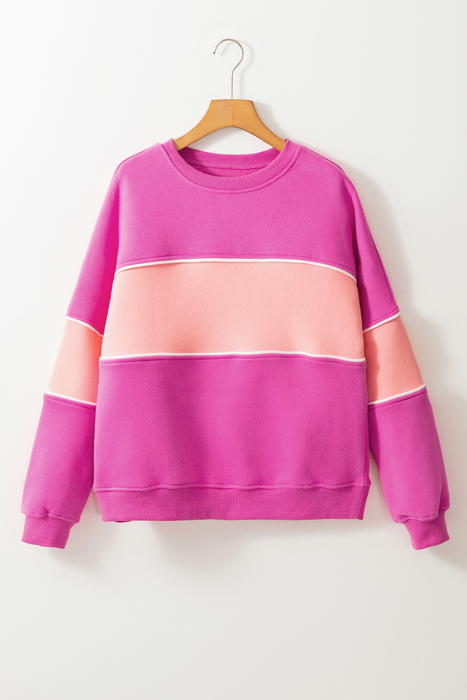 Harper Shoulder Ribbed Trim Sweatshirt
