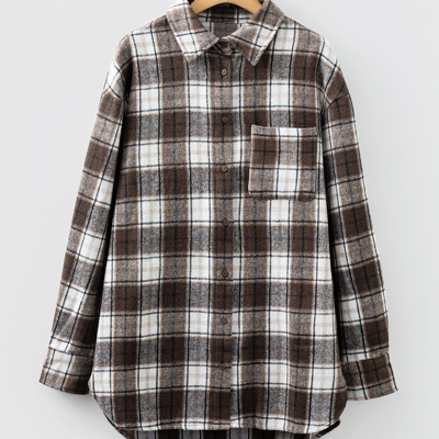 Harper Single Chest Boyfriend Shacket