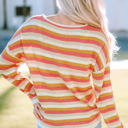  Harper Stripe Long Sleeve Knitted Sweater