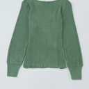  Harper U Textured Long Sleeve Top