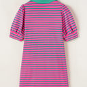  Hattie Stripe Collared T-Shirt Dress