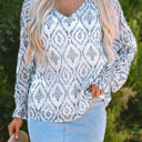  Haven Puff Sleeve V Neck Blouse