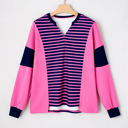  Haven Stripe Loose Fit Long Sleeve Top