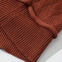  Hayden Textured Crew Neck Loose Sweater