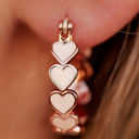  Heart Shape Small Hook Earrings