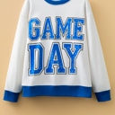  Heaven Striped Detail Baggy Sweatshirt