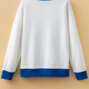  Heaven Striped Detail Baggy Sweatshirt