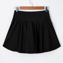  Helen Pocketed Crossover High Waist Swim Skort