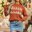 Flamingo XXL Hello Pumpkin Graphic Sweater