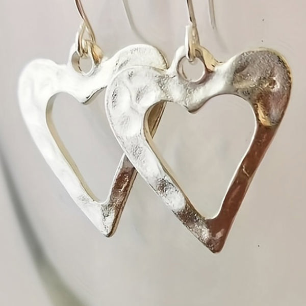 Hollowed Heart Shape Earrings